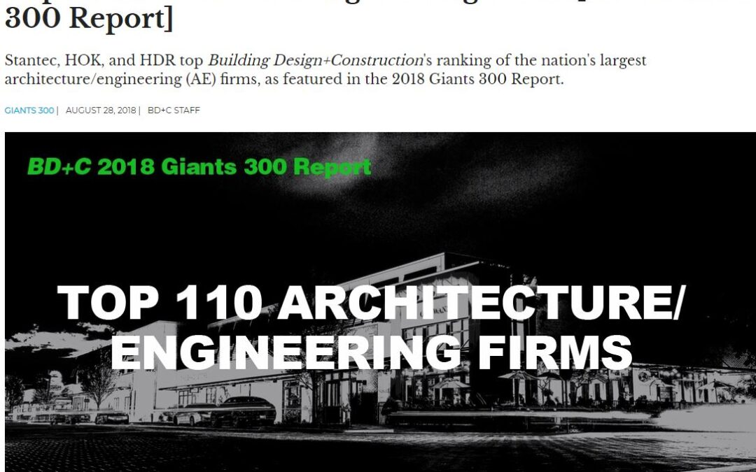 TK Architects- One of Top Architectural/Engineering Firms in Building Design and Construction Giants 300 List 2018